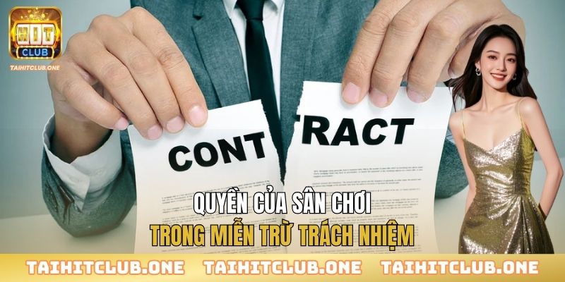 Miễn Trừ Trách Nhiệm Quyền của sân chơi trong miễn trừ trách nhiệm