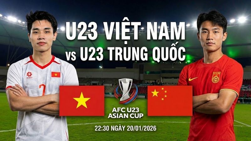 U23 Việt Nam vs U23 Trung Quốc